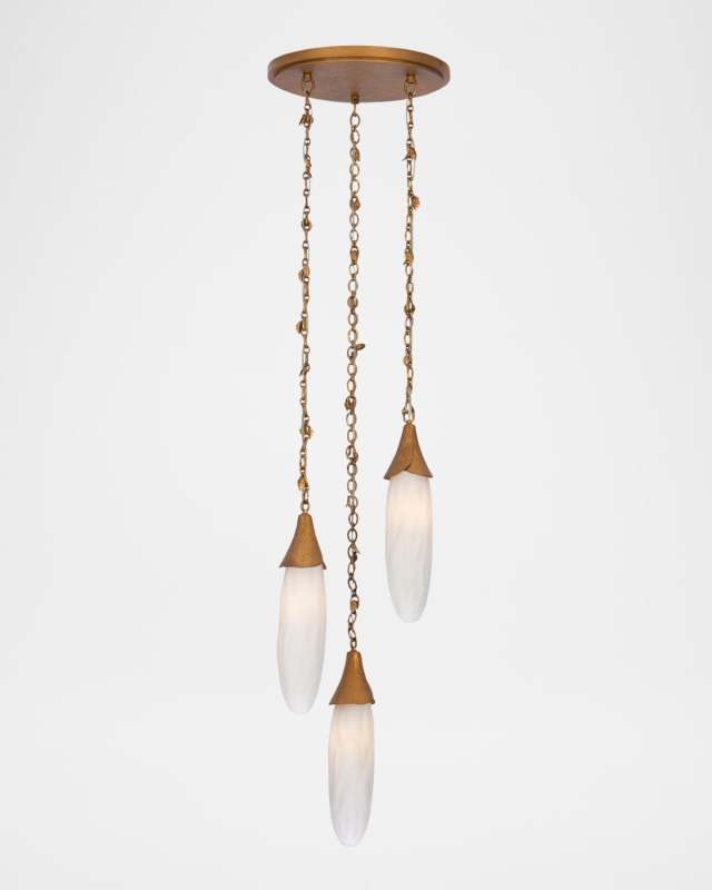 Bougainvillea 3-Light Drop Chandelier